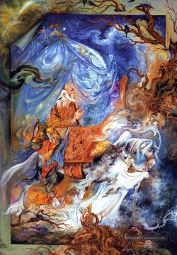 Contes de fées œuvres - La caravana de la vida Miniatures persane Contes de fées